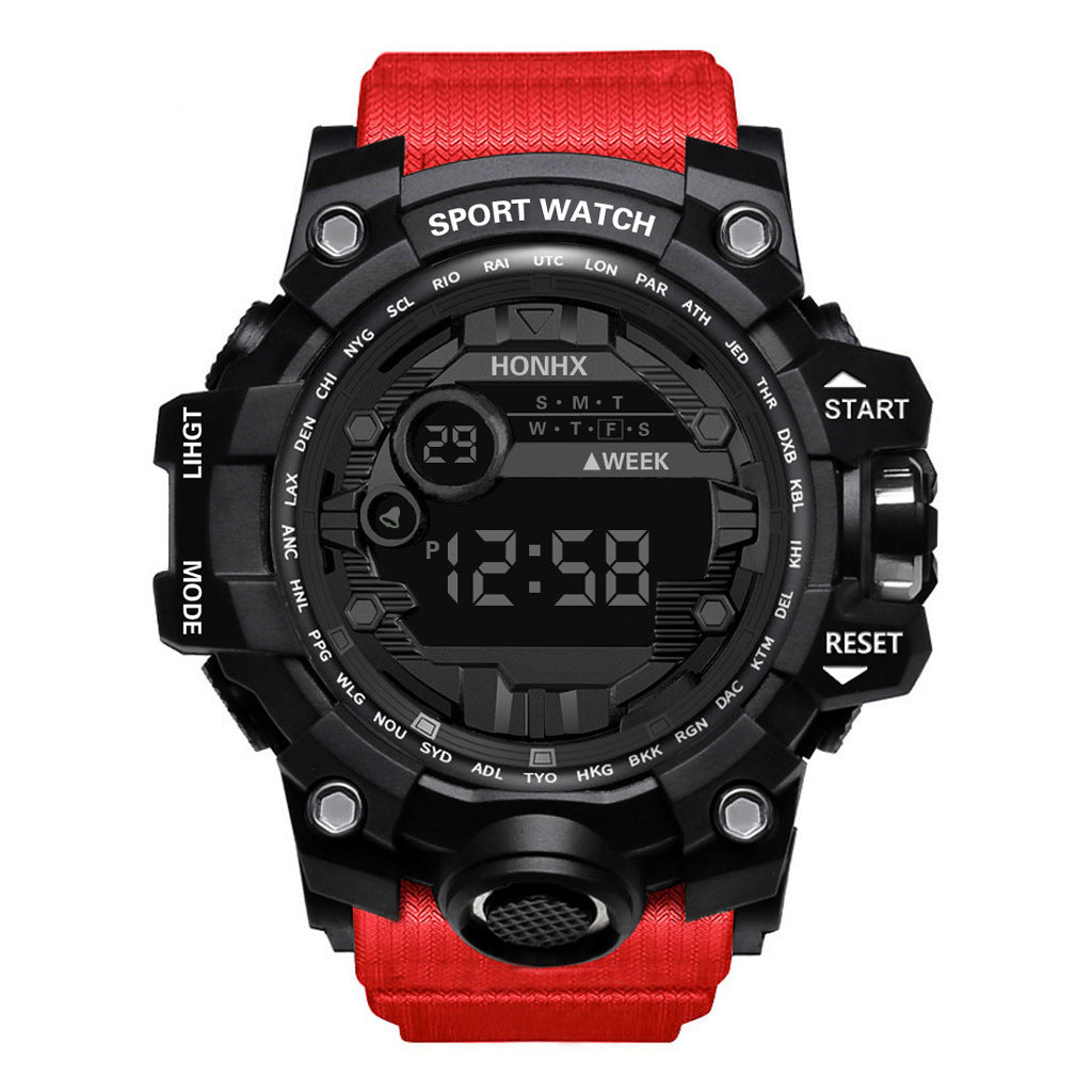 Multi functional outdoor men's electronic watch for male and female students running sports watch by eprolo