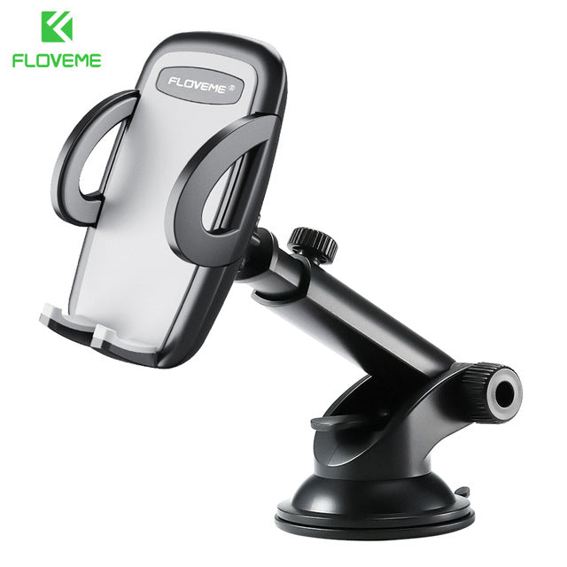 FLOVEME Car Phone Holder For iPhone XS MAX XR X Xiaomi 360 Rotate Dashboard Windshield Car Mount Mobile Holder For Phone Stand by eprolo