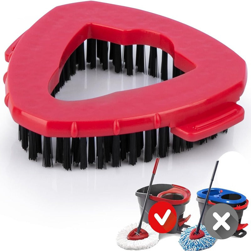 Adapted to O-Cedar RinseClean large triangular cleaning brush to replace mop head by eprolo