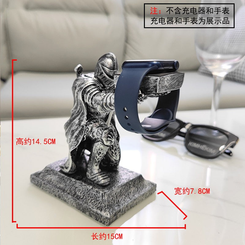 Suitable for Samsung Apple Huawei watch smart stand Apple watch charging display stand black warrior by eprolo