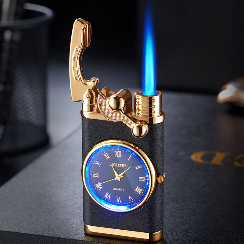 Multi functional electronic watch cigarette lighter integrated into one machine, versatile men's gift lighter by eprolo