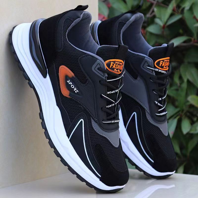 Men's sneakers, summer breathable and deodorant, high-end mesh shoes, soft soles, wear-resistant, casual running shoes, mesh tide shoes, men's shoes by My Store