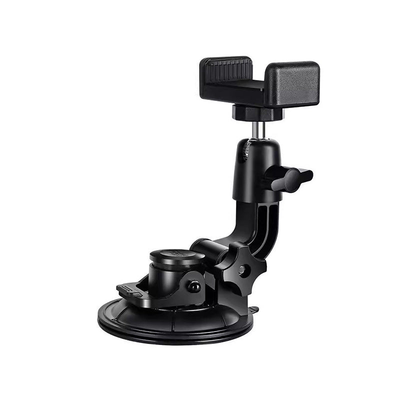 Car mobile phone holder for shooting car 2-in-1 powerful suction cup type multi-angle adjustment aluminum alloy clip bracket by My Store
