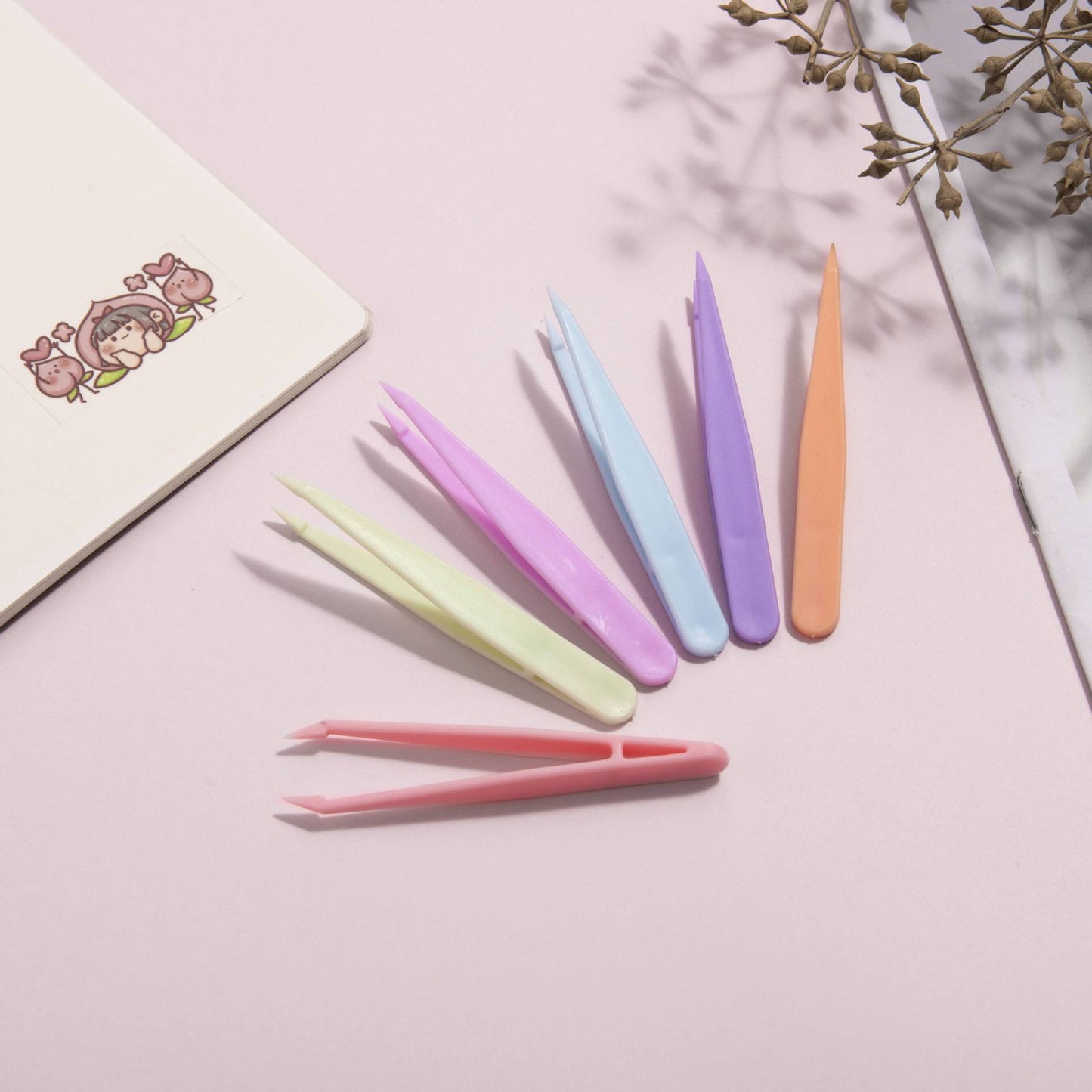 3D kids cartoon bunny glow-in-the-dark nail stickers princess baby waterproof nail stickers little girl toy nail stickers