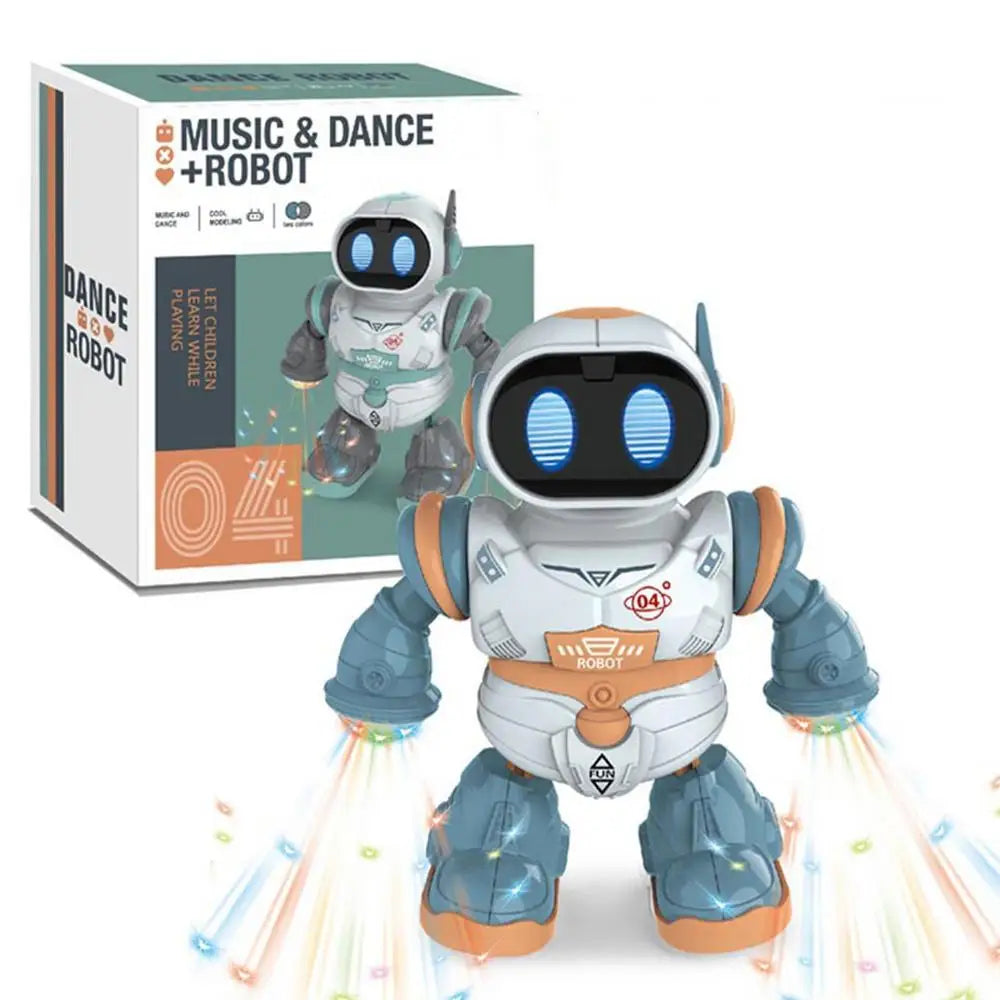 Robot Toys For Kids 360 Spinning Music Dancing Robots With Colorful Lights Toddlers Smart Interactive Electronic Toy Baby by My Store
