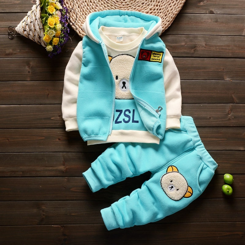 Fashion Baby Boys Clothes Autumn Winter Warm Baby Girl Clothes Kids Sport Suit Outfits Newborn Baby Clothes Infant Clothing Sets by eprolo