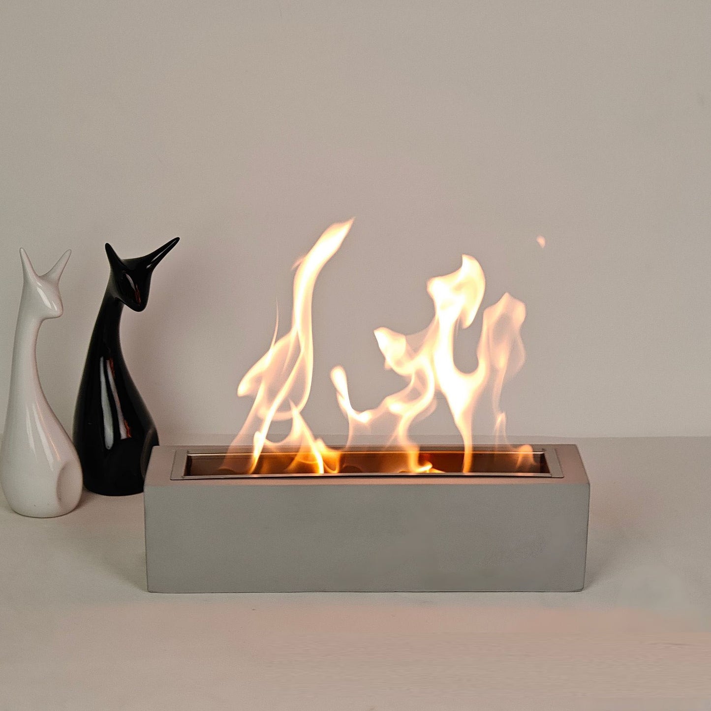 Rectangular desktop home restaurant heating stove desktop barbecue real brazier alcohol fireplace decoration bonfire stove by eprolo