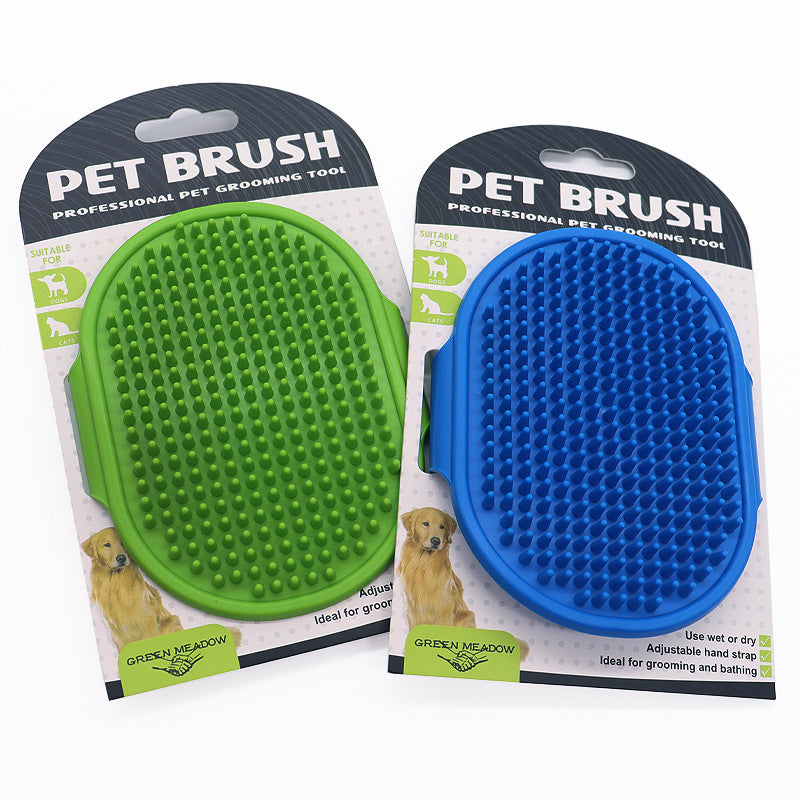 Soft Rubber Dog Cat Brush Pet Bath Silicone Comb Massage Comb Hair Remover Pet Supplies Dog Grooming Wash Cleaning Equipment by eprolo