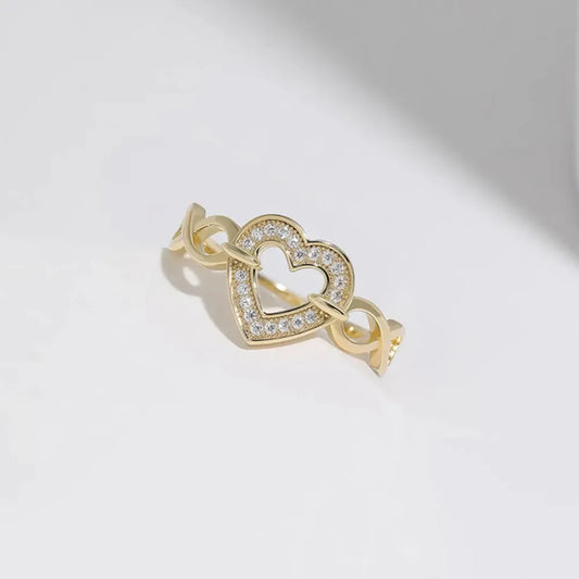 925 Sterling Silver Heart Ring by eprolo