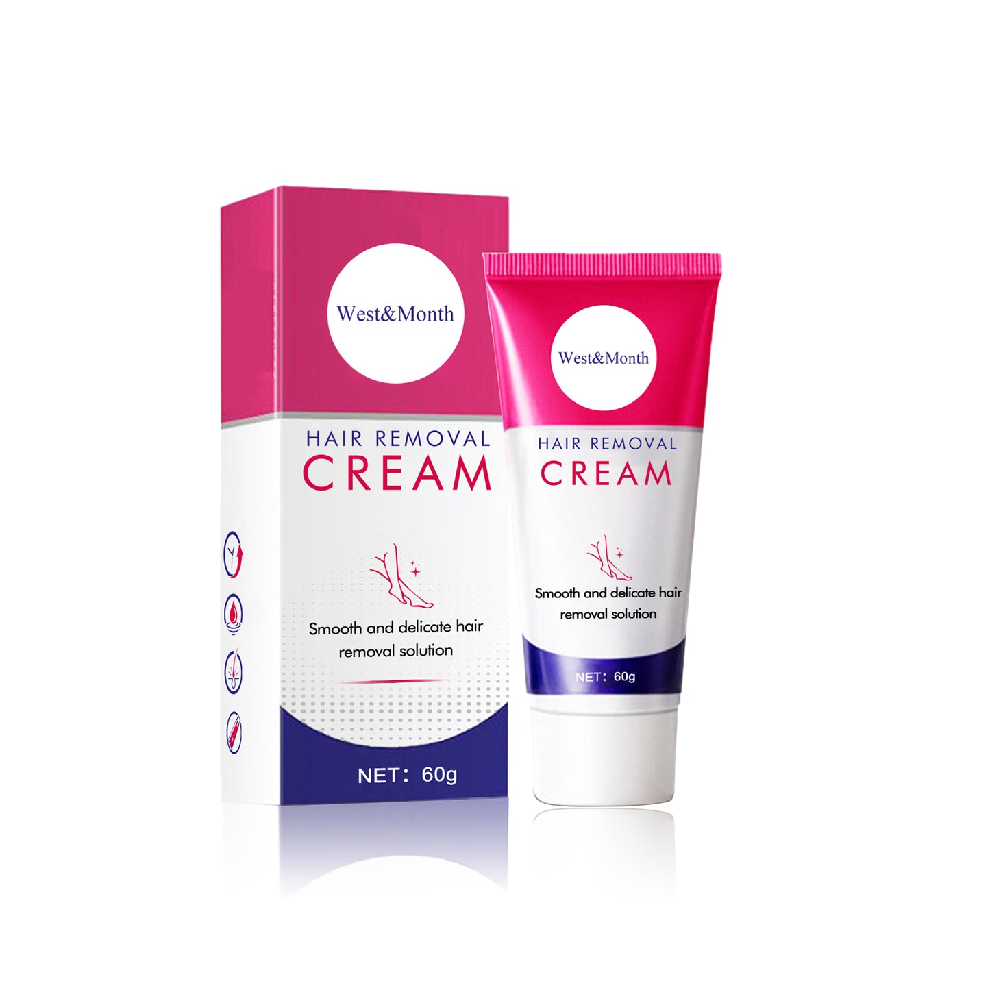 Hair Removal Cream, Gentle Cleansing Tender Hair Removal Cream by eprolo