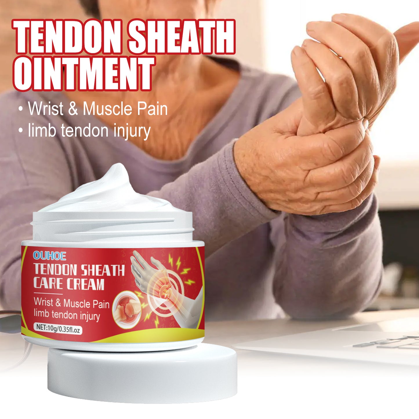 Tendon Sheath Repair Cream, Neck Muscles And Waist Discomfort Joint Soreness And Activating Collaterals Massage Cream by eprolo