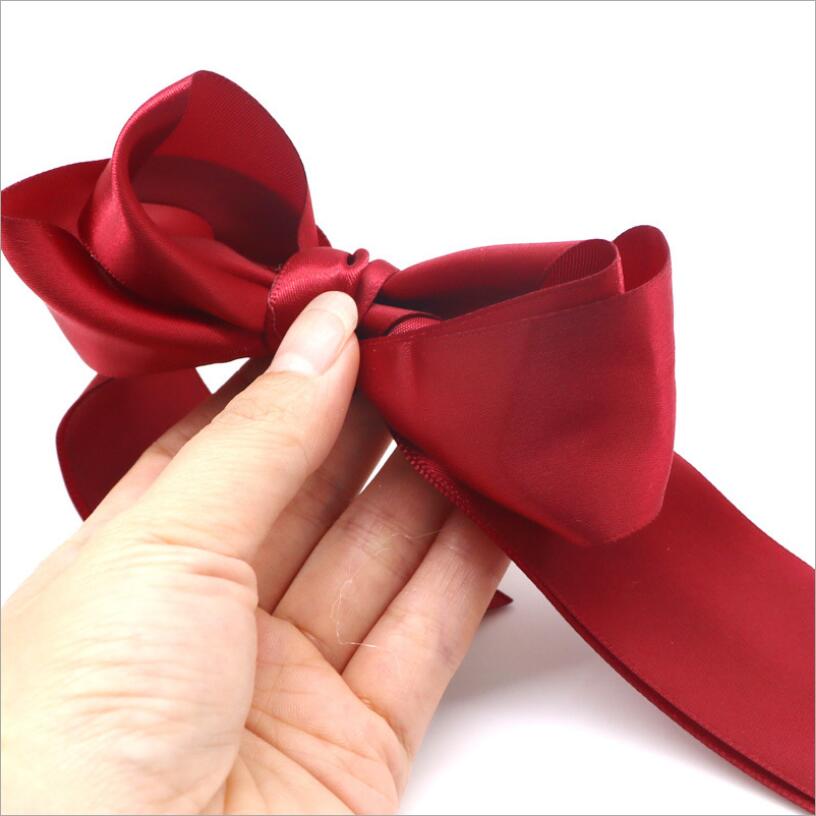 1pcs Women Rubber Bands Tiara Satin Ribbon Bow Hair Band Rope Scrunchie Ponytail Holder Gum for Hair Accessories Elastic by eprolo