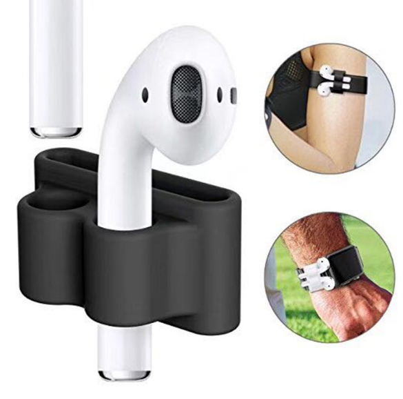 Portable Anti Lost Silicone Holder For AirPods Sports Wireless Earphone Fixed Case For Apple Air Pods Watch Band Holder by eprolo