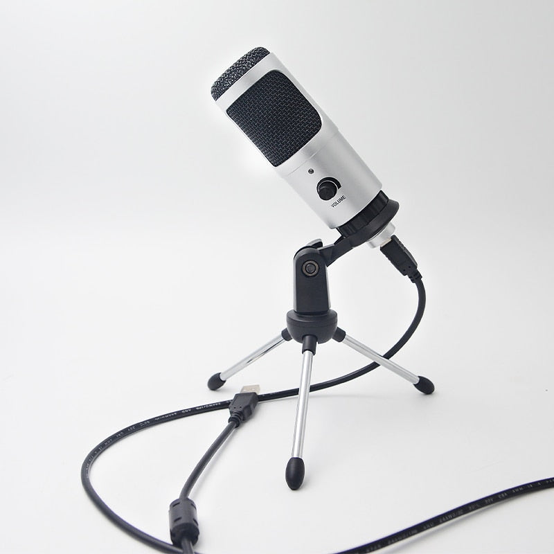 Streaming USB Microphone Metal Condenser Microphones for Laptop Computer Recording Studio Streaming Karaoke Youtube by eprolo
