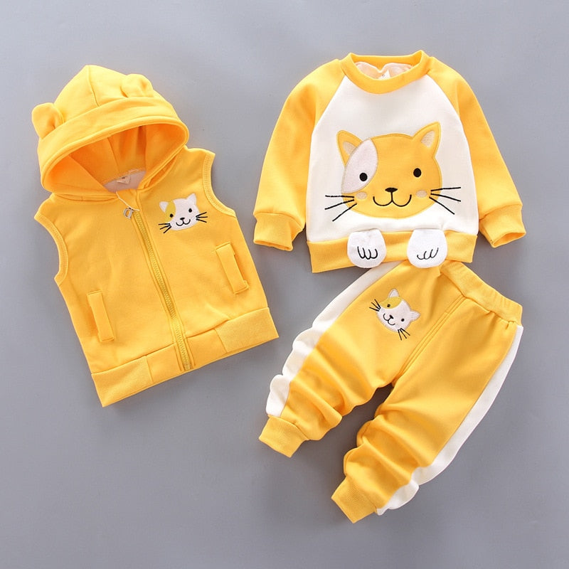 Fashion Baby Boys Clothes Autumn Winter Warm Baby Girl Clothes Kids Sport Suit Outfits Newborn Baby Clothes Infant Clothing Sets by eprolo