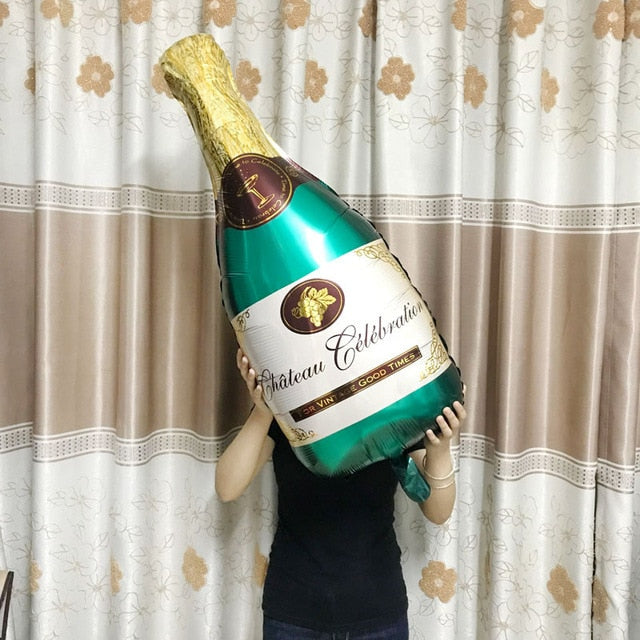 Big Helium Balloon Champagne Goblet Balloon Wedding Birthday Party Decorations Adult Kids Ballons Globos Event Party Supplies by eprolo