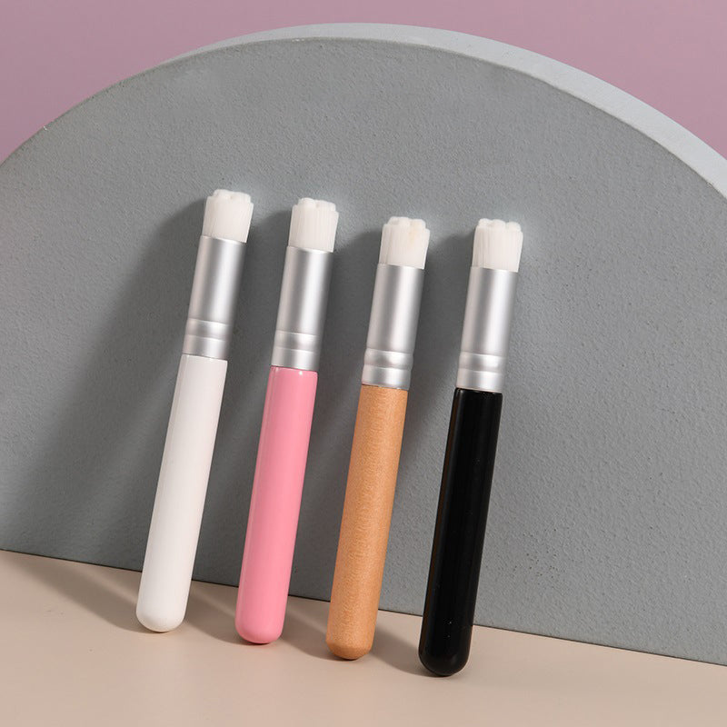 Washing Nose Brush Gods Deep Clean Pores Blackheads Convenient Fine Soft Bristles Manual Beauty Cleaning Flat Head Cleansing Brush by eprolo