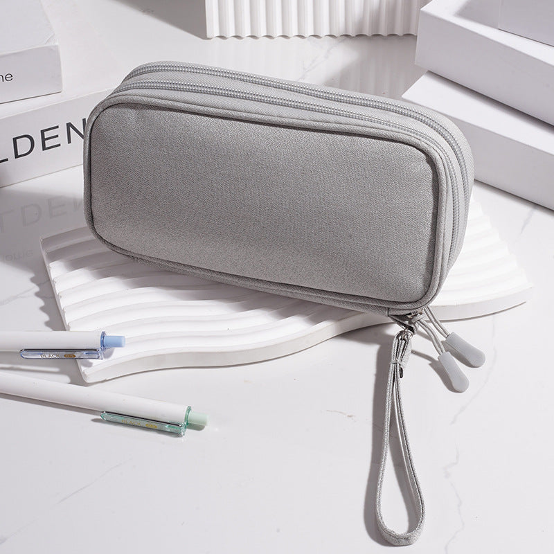 Multi - Functional Digital Accessories Organizer with Multiple - Layer Data Cable Pouch, Dust - proof Headphone Bag and Power Bank Pocket by eprolo