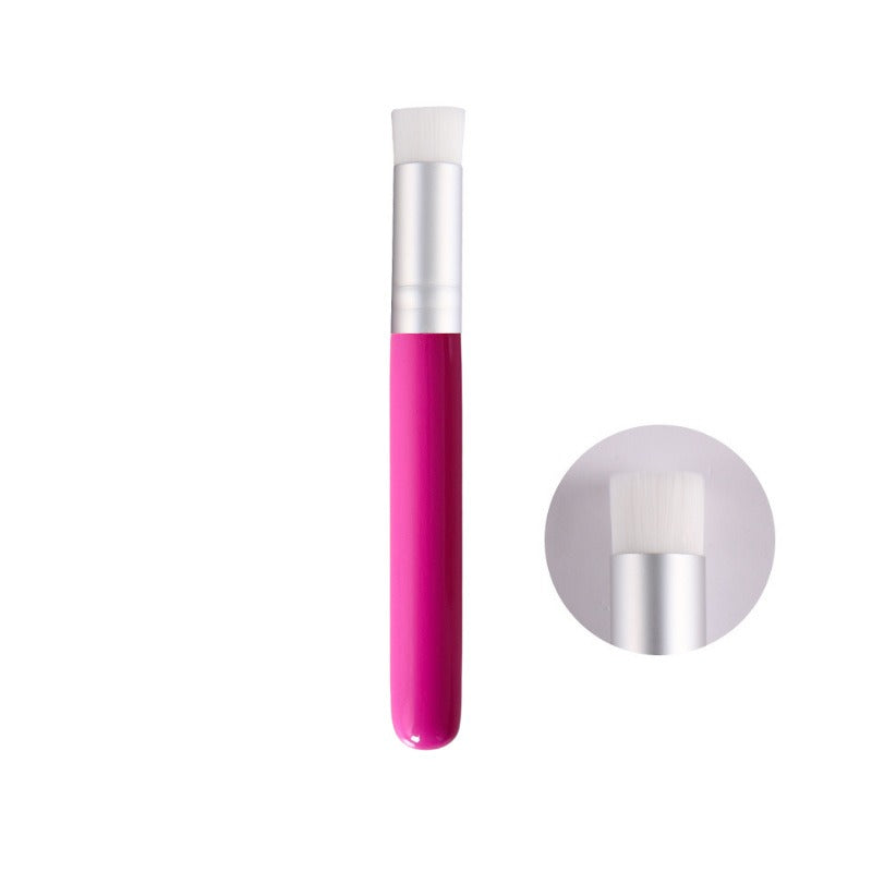 Washing Nose Brush Gods Deep Clean Pores Blackheads Convenient Fine Soft Bristles Manual Beauty Cleaning Flat Head Cleansing Brush by eprolo