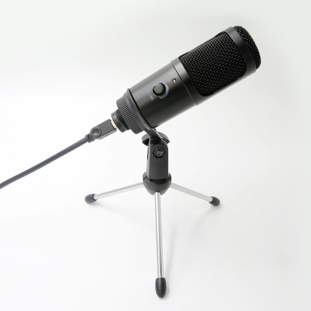 Streaming USB Microphone Metal Condenser Microphones for Laptop Computer Recording Studio Streaming Karaoke Youtube by eprolo