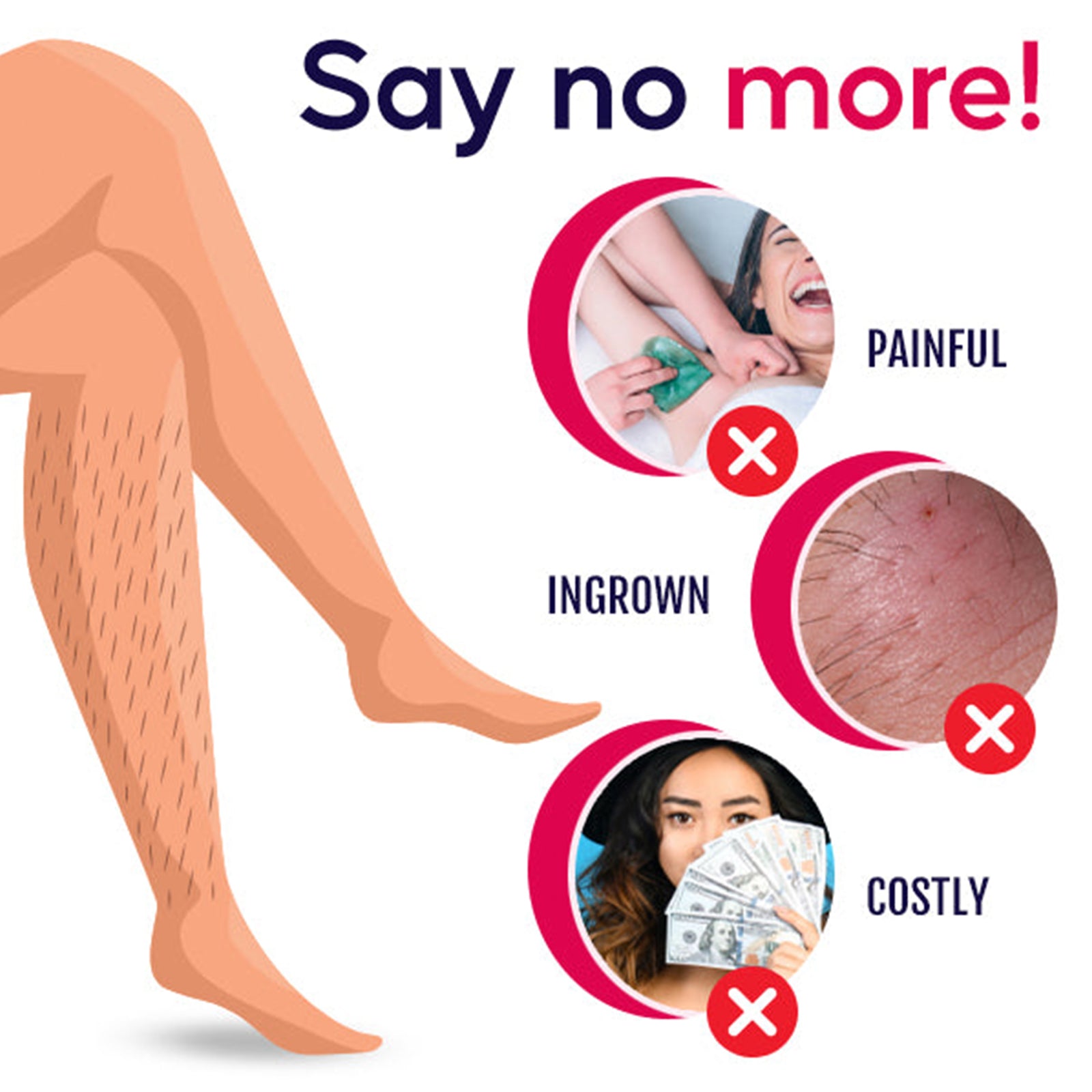 Hair Removal Cream, Gentle Cleansing Tender Hair Removal Cream by eprolo