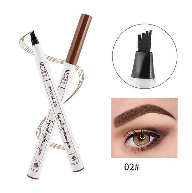 4 Colors 4 Head eyebrow pencil microblading eyebrow tattoo pen for brwi eyebrows shades makeup cosmetics sourcil eye brow pencil by eprolo