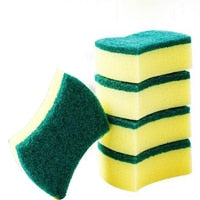 5pcs Melamine Magic Wipe Dish Sponge Kitchen Clean Scouring Cloth Dish Washing Sponge Kitchen Cleaning Tools by eprolo