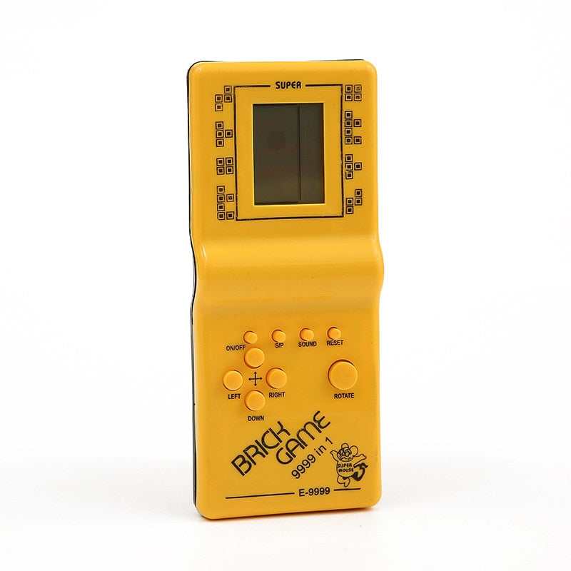 Classic Handheld Game Machine Tetris Game Kids Game Console Toy with Music Playback Retro Children Pleasure Games Player by eprolo