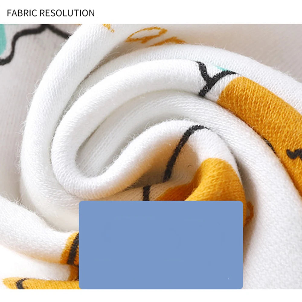 Boys Girls Pajama Sets Cartoon Print Long Sleeve Cute T-Shirt Tops with Pants Toddler Baby Spring Autumn Sleeping Clothes by eprolo