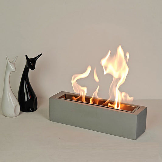 Rectangular desktop home restaurant heating stove desktop barbecue real brazier alcohol fireplace decoration bonfire stove by eprolo