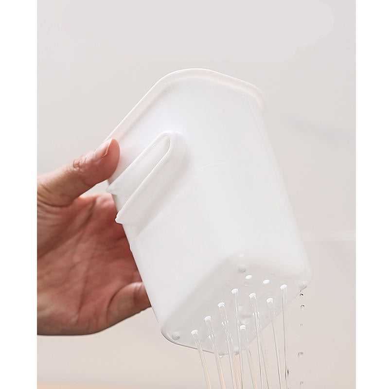 Japanese-Style Refrigerator Side Door Storage Box Household Plastic Preservation Box Food Classification Storage Box Kitchen Finishing Artifact by eprolo