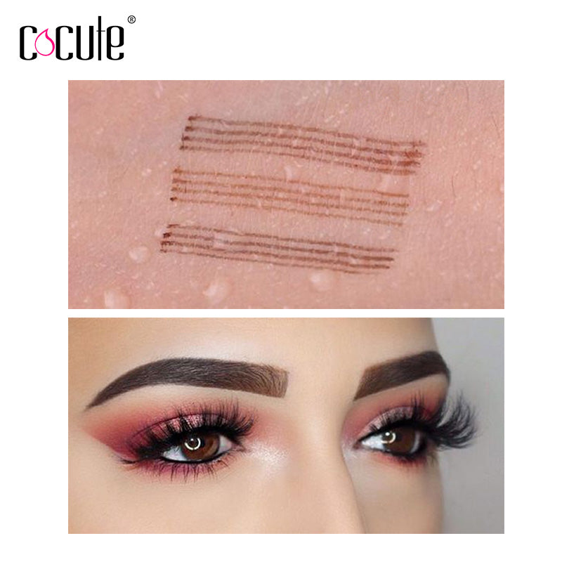 Eyebrow Tint 4 Tip Liquid Brow 5 Colors Pen Makeup Paint Eyebrow Liner Pen Cosmetics Waterproof Tool Microblade by eprolo