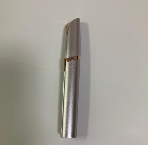 Mini Electric Eyebrow Trimmer Lipstick Brows Pen Hair Remover Painless Eye brow Razor Epilator With LED Light by eprolo