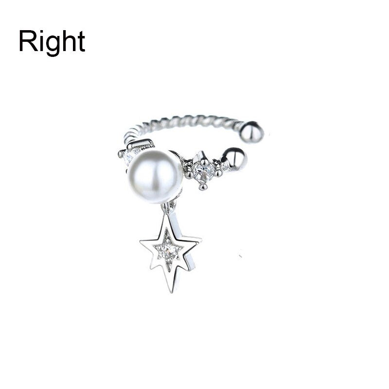 Fashion Frog Ear Cuffs Siliver Ear Cuff Clip Earrings For Women Earcuff No Piercing Fake Cartilage Earrings by eprolo