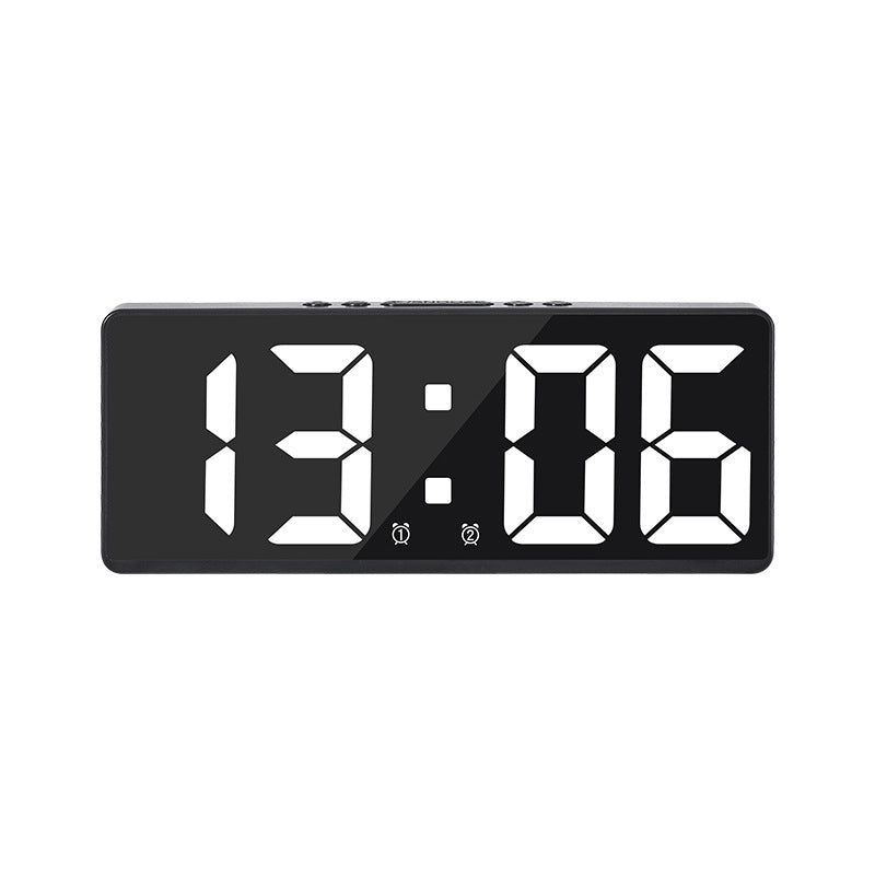 Multifunctional LED Digital Clock: Features number display, color nightlight, temp, calendar, alarm. Large size, backlit, great by eprolo