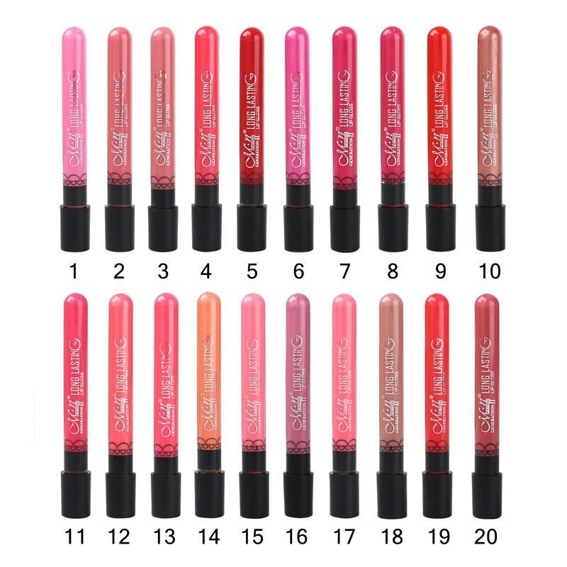 Menow Brand 38Color Lipgloss Matte Long Lasting Moisturizer Sexy Lip 1415 by eprolo