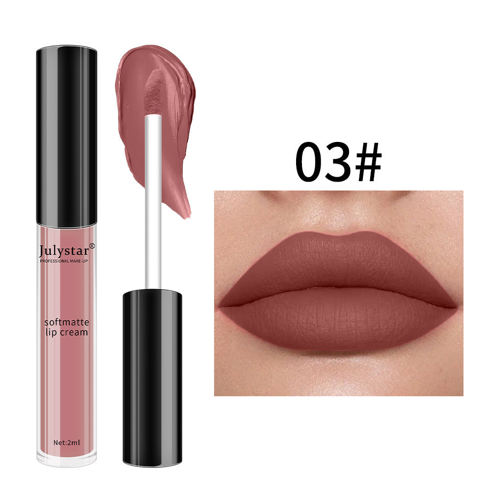 Christmas Makeup Powder Mist Matte Candy Lip Glaze Matte Long Lasting Moisturizing Liquid Lipstick by eprolo