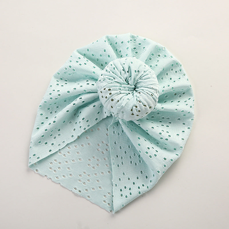 Baby Pullover Cap Cute Lace Hole Donut Baby Indian Tire Cap Children's Headwear by eprolo