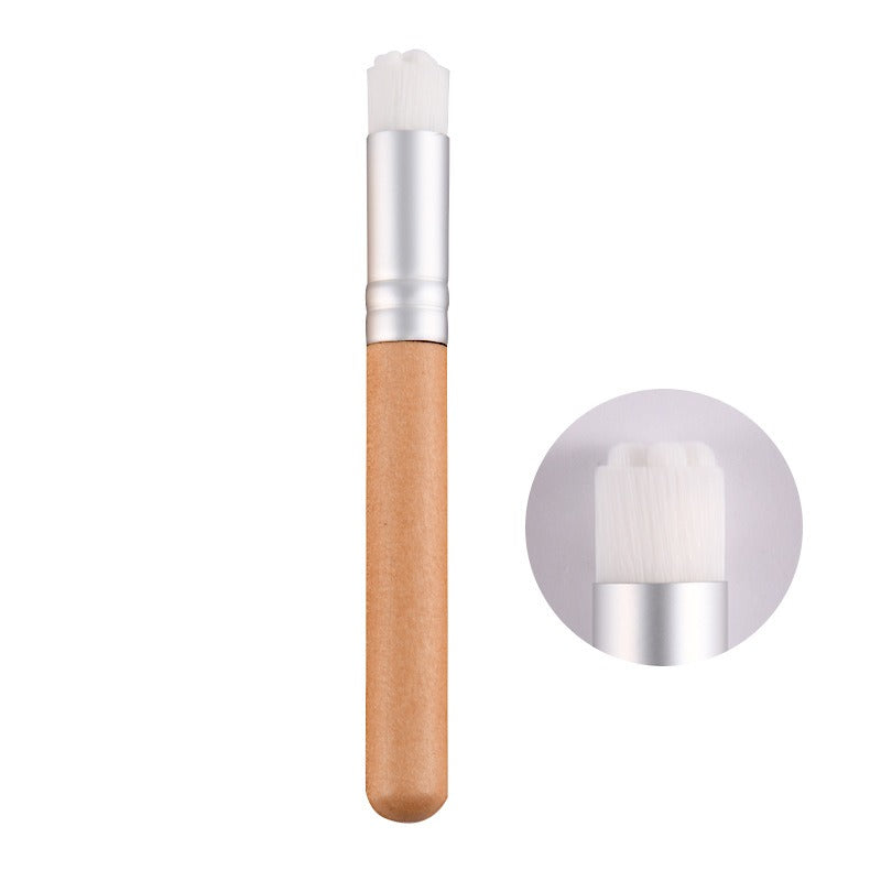 Washing Nose Brush Gods Deep Clean Pores Blackheads Convenient Fine Soft Bristles Manual Beauty Cleaning Flat Head Cleansing Brush by eprolo