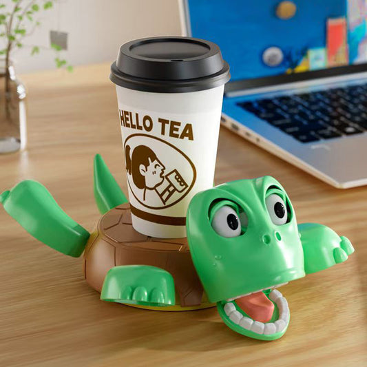3D - printed Panicked Turtle Coaster: Insulated, for stress relief, doubles as mug base decor by eprolo