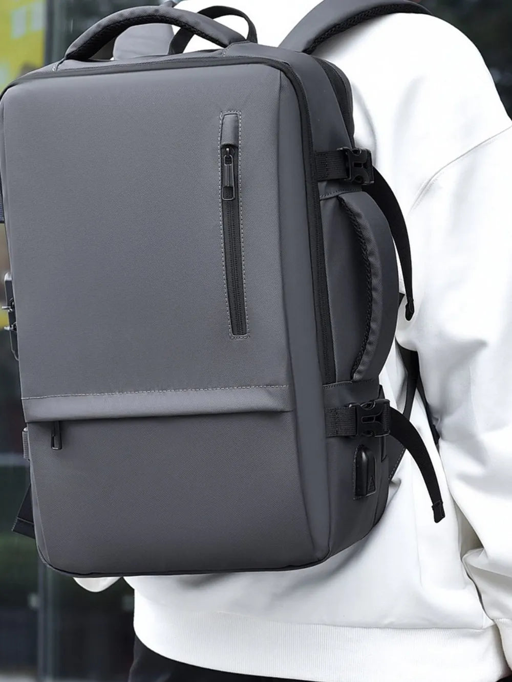 Multi-Pockets Adjustable Straps Backpack Bag by eprolo