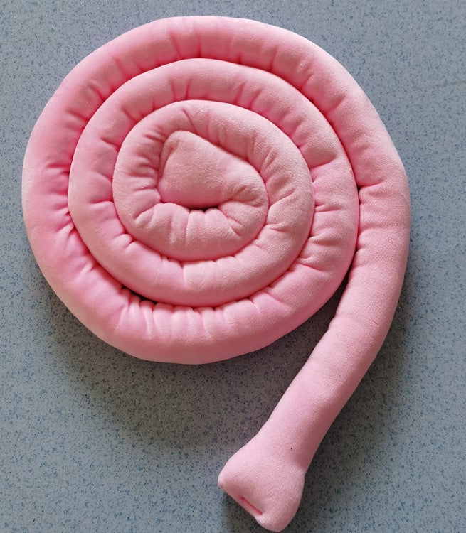 Anti-Collision Strip Single 5cm Thick Suede Cotton Bed Crib DIY Winding by eprolo