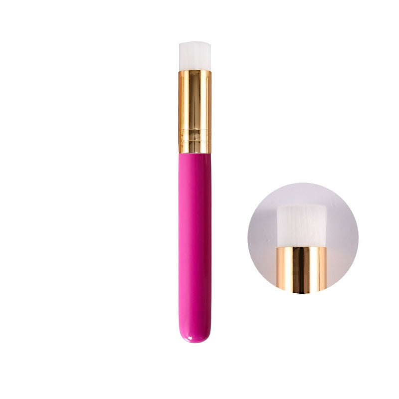 Washing Nose Brush Gods Deep Clean Pores Blackheads Convenient Fine Soft Bristles Manual Beauty Cleaning Flat Head Cleansing Brush by eprolo