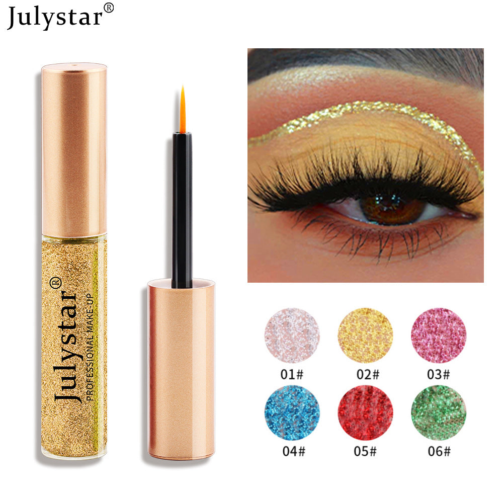 Waterproof Oil Proof Non Smudging Eyeliner Liquid Eyeliner Liquid Pen Pearl Colored Eyeliner Pen by eprolo