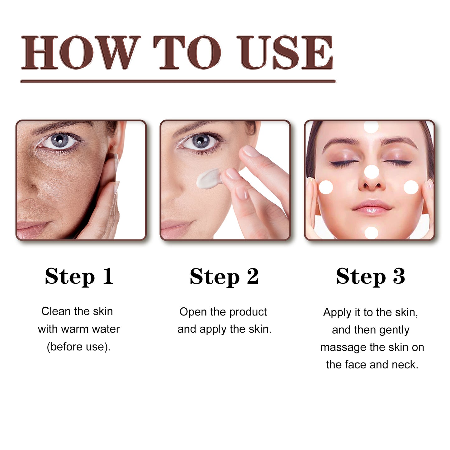 Black Tea Firming Moulding Face Cream, Moisturizing Softening Skin Firming Shrinking Pore Face Cream by eprolo