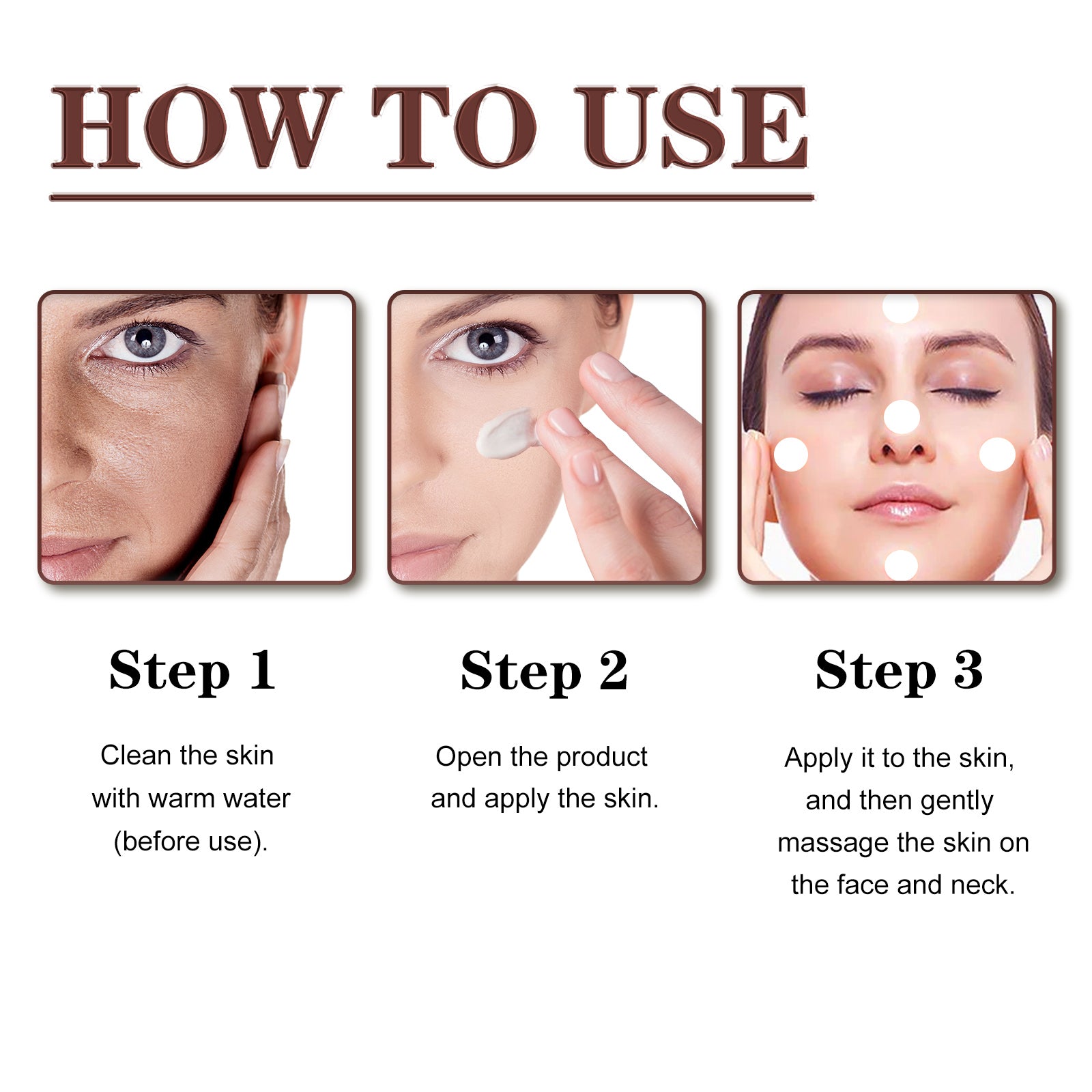 Black Tea Firming Moulding Face Cream, Moisturizing Softening Skin Firming Shrinking Pore Face Cream by eprolo