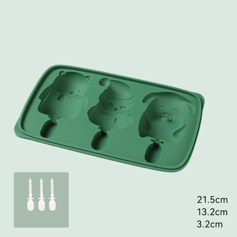Ice Cube Mold Large Capacity Silicone Ice Tray Mold Ice Storage Ice Storage Box Household Food-Grade Ice Hockey Artifact by eprolo