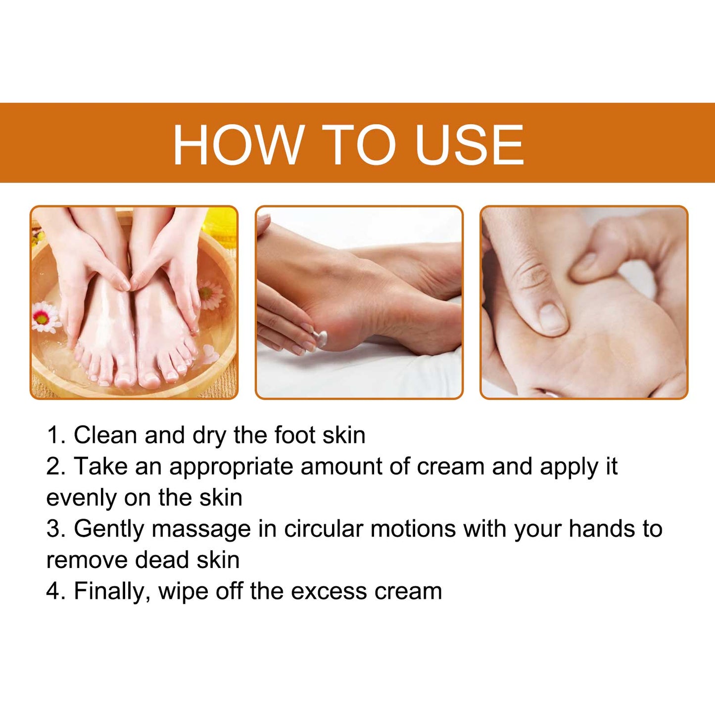 Horse Oil Foot Care Cream, Repair Heel Peeling Anti-Cracking Moisturizing Foot Care Cream by eprolo