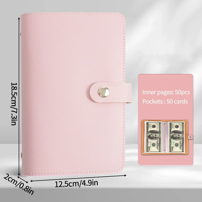 Versatile 100 - envelope savings book. Doubles as banknote album, money - saving organizer & photocard holder. Great for managin by eprolo