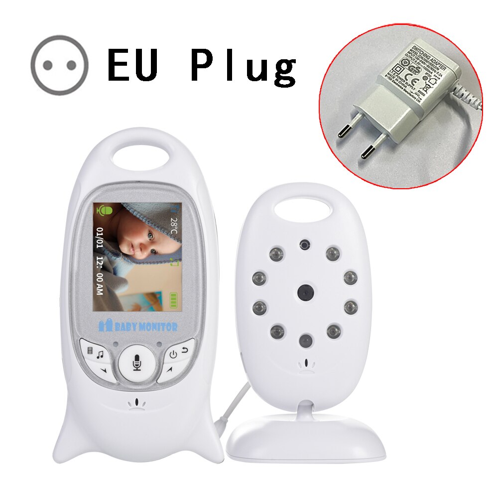 VB601 Baby Monitor 2 inch BeBe Baba Electronic Babysitter Radio Video Nanny Camera Night Vision Temperature Monitoring 8 Lullaby by eprolo